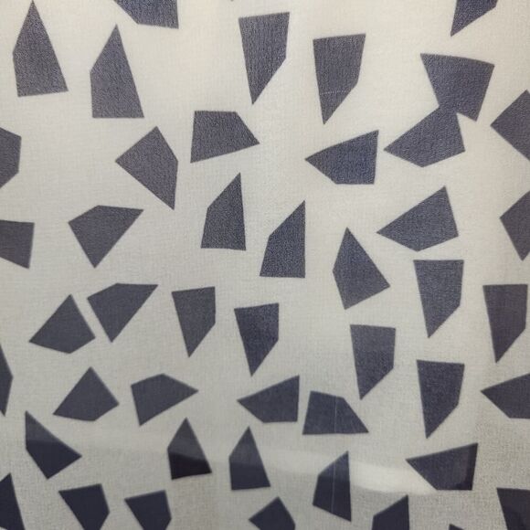 CAbi #938 Small Rosewater & White Ladylike Sheer Top Paisley & Geometric Design - Picture 12 of 15